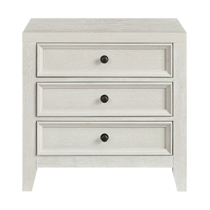 3 Drawer Nightstand With USB Charging Port