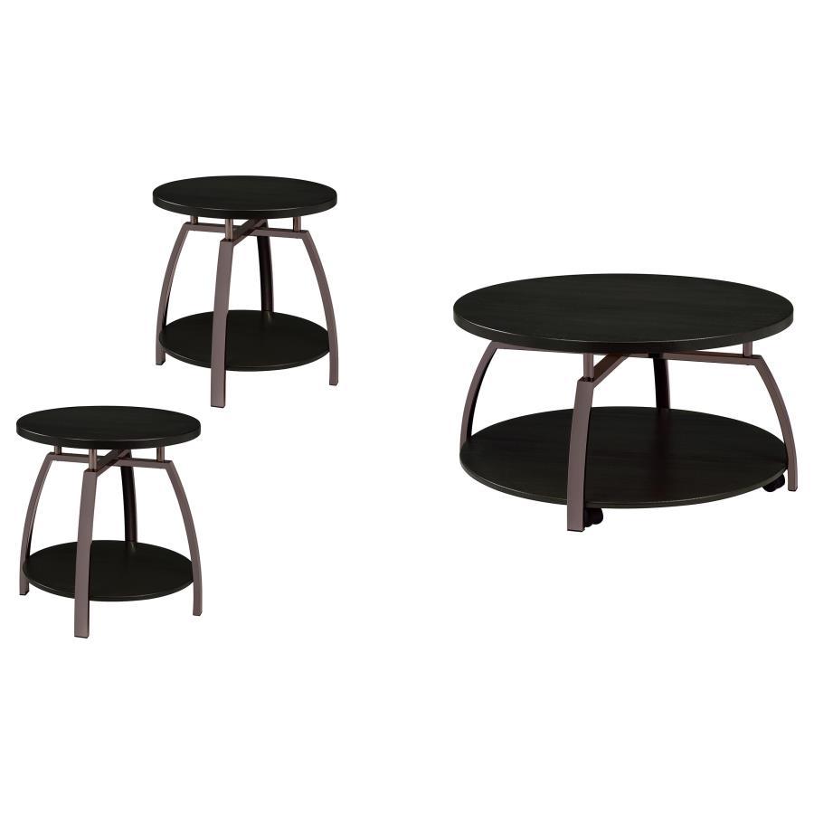 Dacre - Round Coffee And End Table Set
