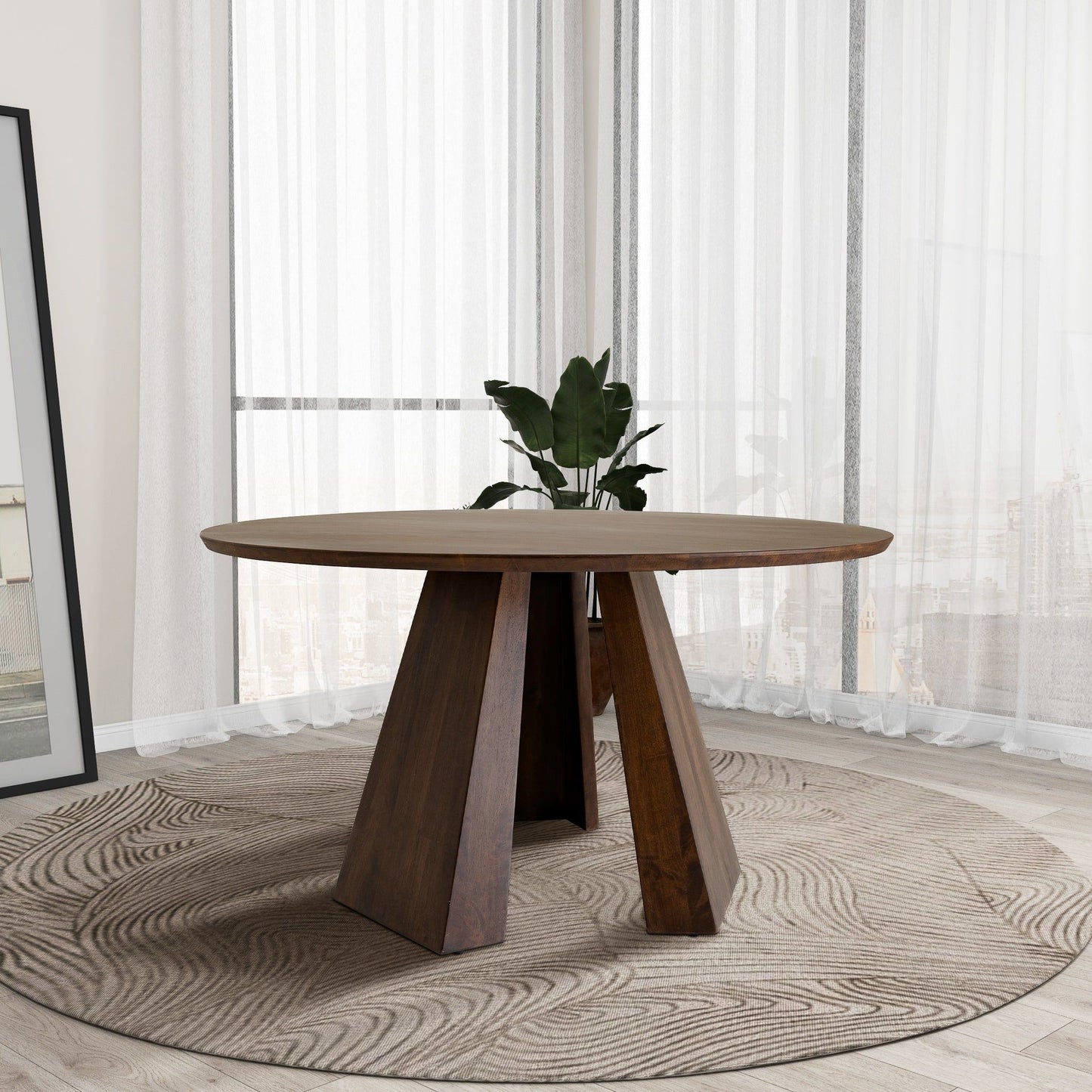 Bolton - Round Dining Table - Walnut