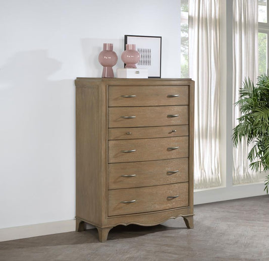 Revello - 6-Drawer Bedroom Chest Of Drawers - Washed Mango