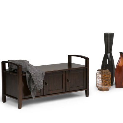 Warm Shaker - Handcrafted Entryway Storage Bench