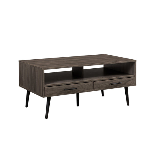 Contemporary 2 Drawer Low Coffee Table