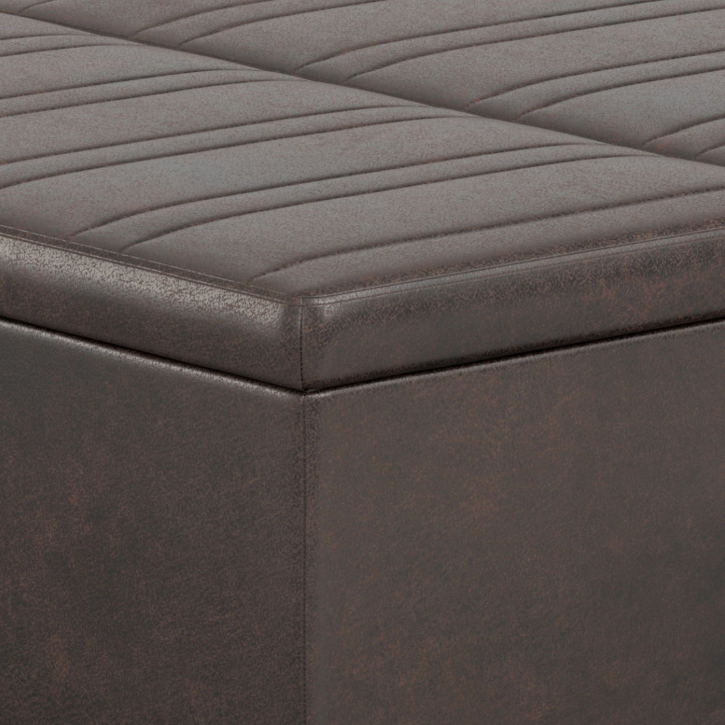 Ellis - Upholstered Coffee Table Storage Ottoman