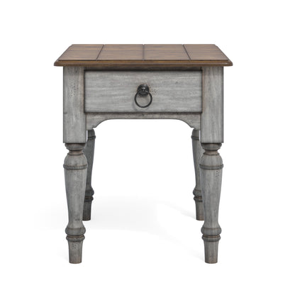 Plymouth - End Table - Gray