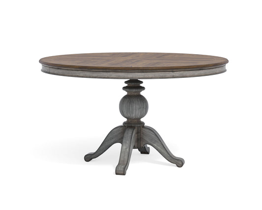 Plymouth - Round Pedestal Dining Table Top - Light Brown