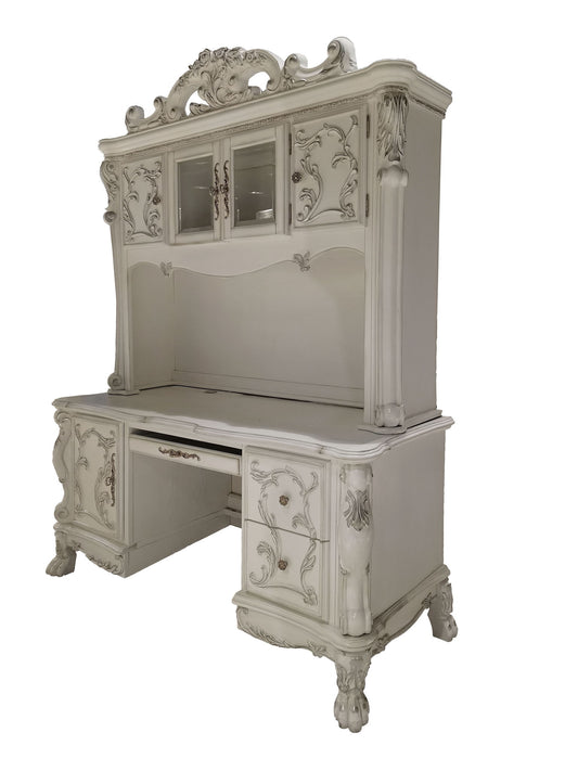 Dresden - Computer Desk Hutch - White