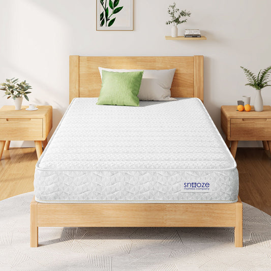 Snooze Mattress Company Crest - 8" Tight Top Medium Firm Independently Encased Pocket Coil Mattress