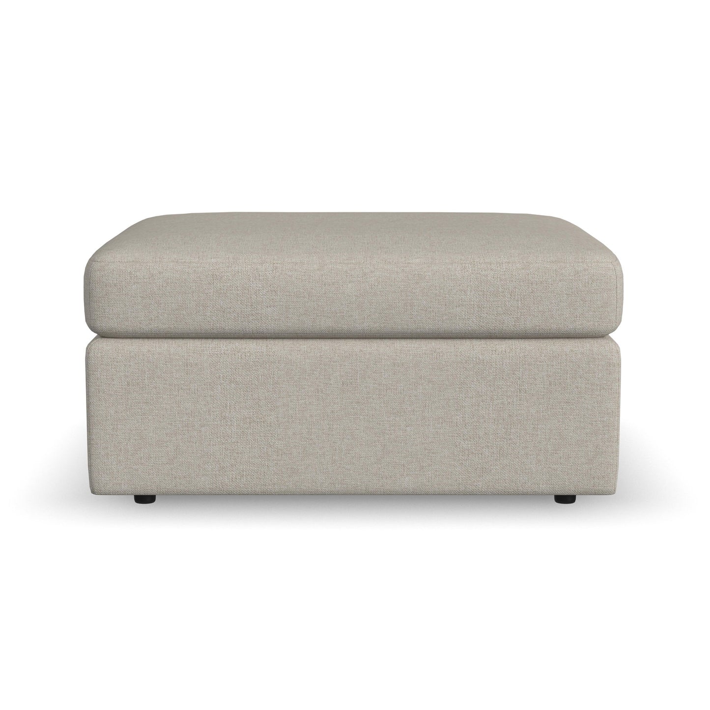 Sky - Fabric Stationary Square Cocktail Ottoman