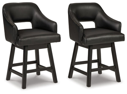 Tallenger - Upholstered Swivel Barstool (Set of 2)