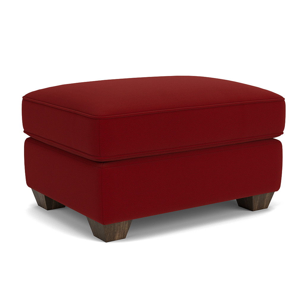 Carson - Ottoman, Heavy Thread Stitching