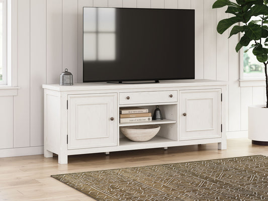 Robbinsdale - Extra Large TV Stand - Antique White