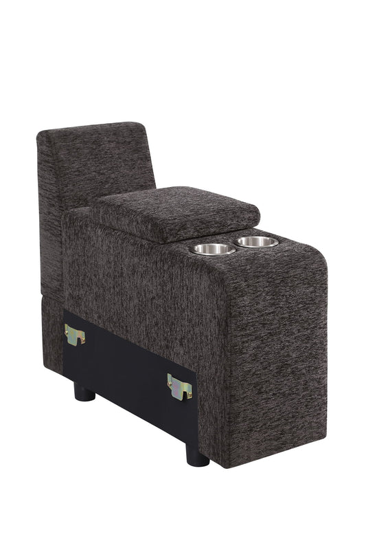 Nyeisha - Piece Upholstered Sofa & Chaise - Coffee