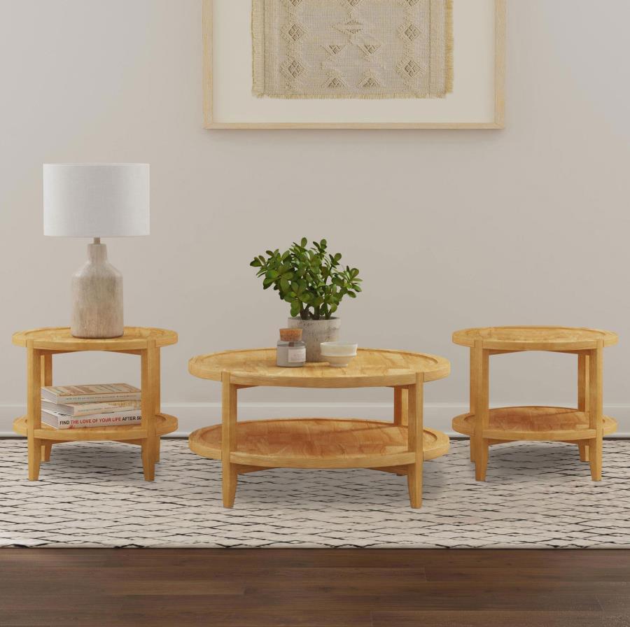 Camillo - Round Coffee And End Table Set