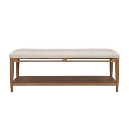Verona - Rectangular Coffee Table - Beige / Dark Brown