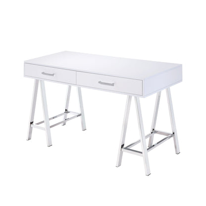 Coleen - High Gloss Writing Desk With USB
