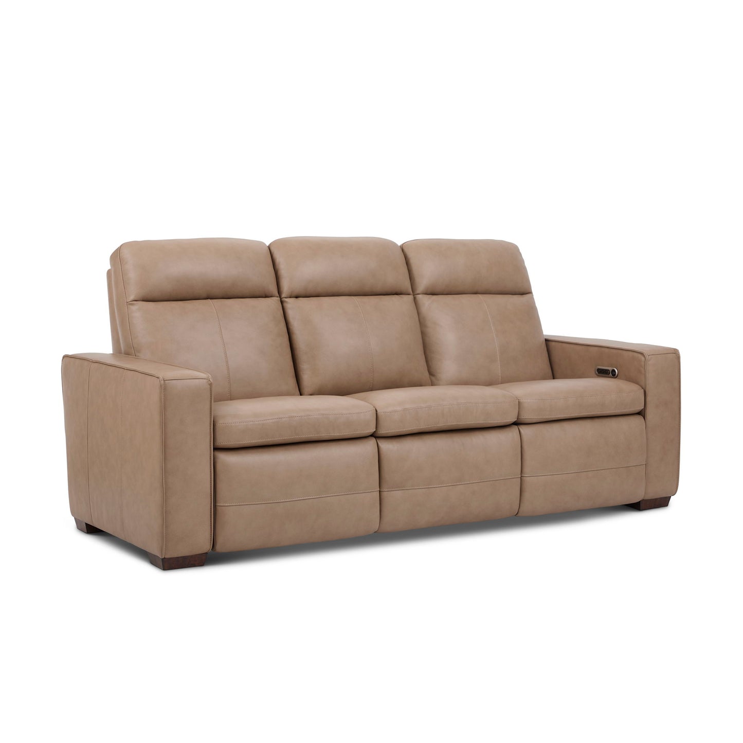 Dutch - Power Reclining Sofa With Console, Power Headrest, & Lumbar