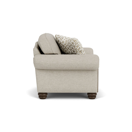 Bexley - Fabric Chair, Nailhead Trim