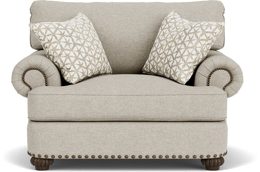 Patterson - Fabric Chair, Nailhead Trim