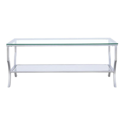 Saide - Rectangular Glass Top Table