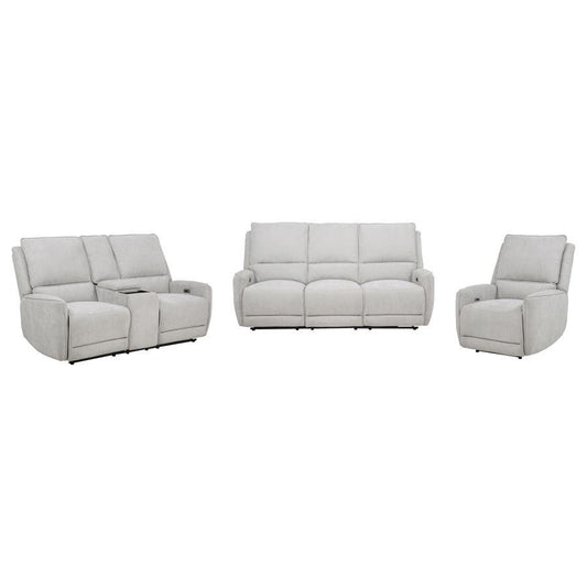 Sylmar - Chenille Power Reclining Sofa Set