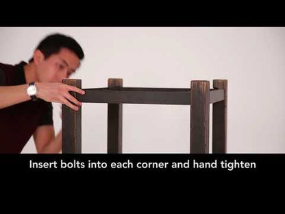 Tyler Creek - Sofa Table - Grayish Brown / Black